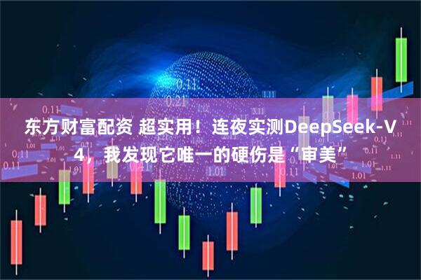 东方财富配资 超实用！连夜实测DeepSeek-V4，我发现它唯一的硬伤是“审美”